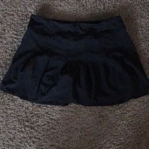 Athlete NWOT black running skirt w/ short, size 2